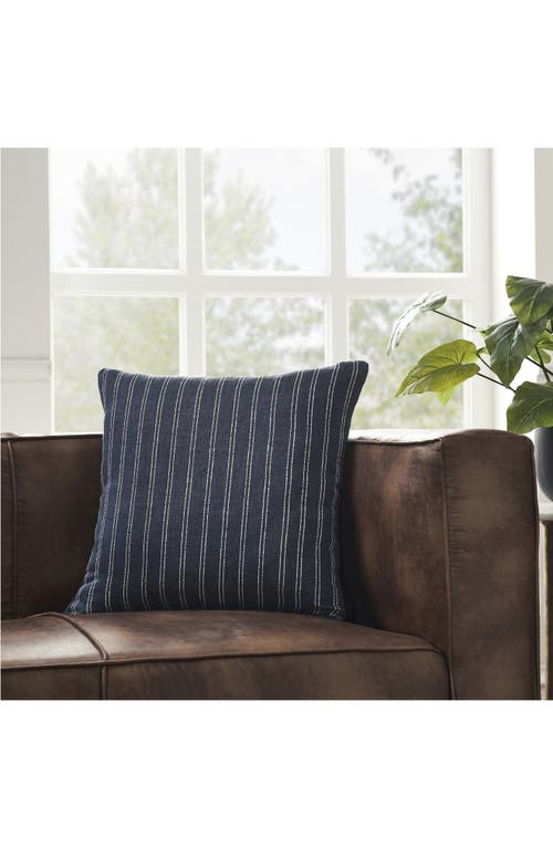 Renwil Ren-wil Oakley Navy/white Decorative Pillow, 20 X 20 In Navy