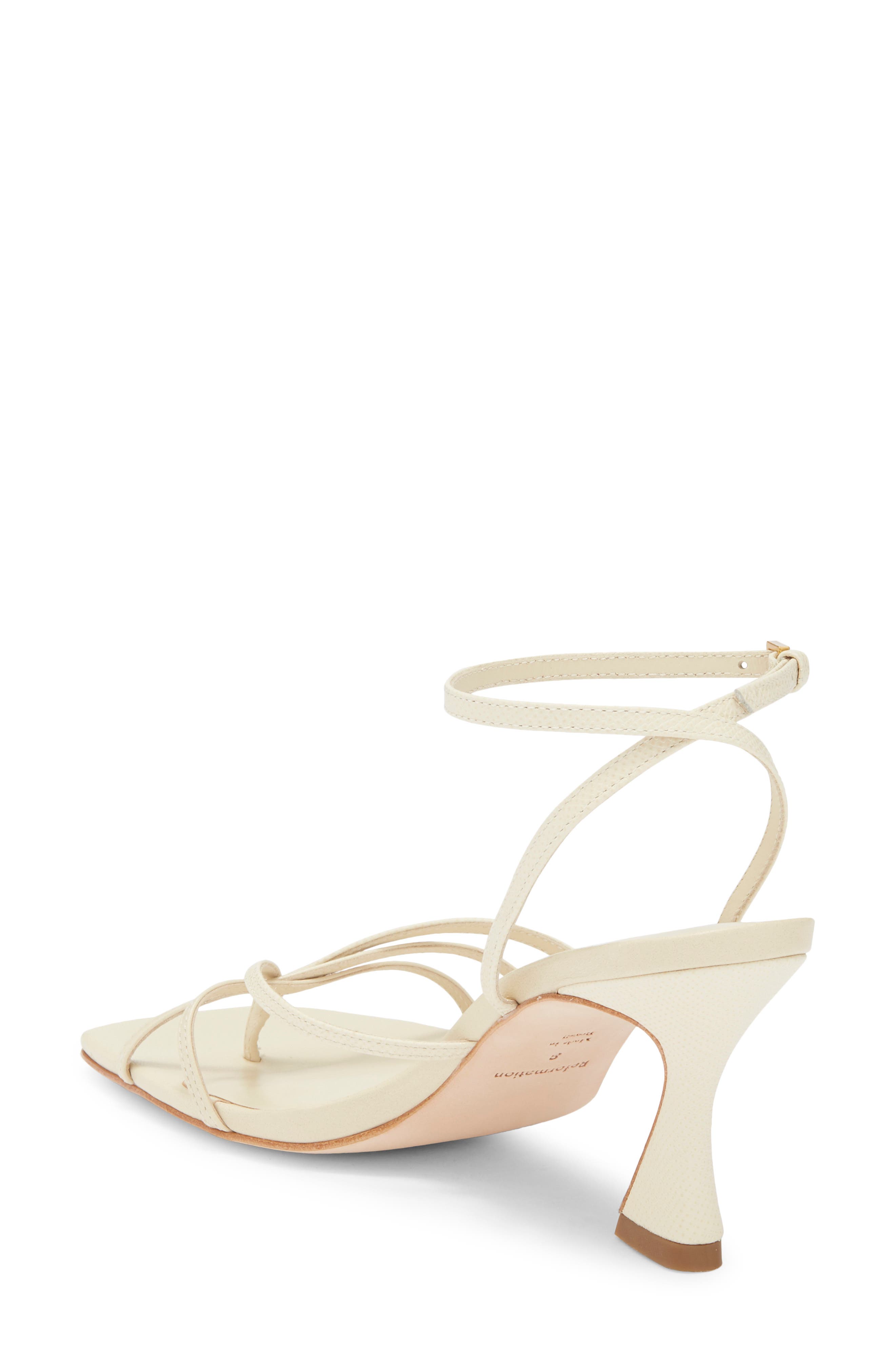 Gen Heeled Sandal, Alternate, color, ALMOND SNAKE LEATHER