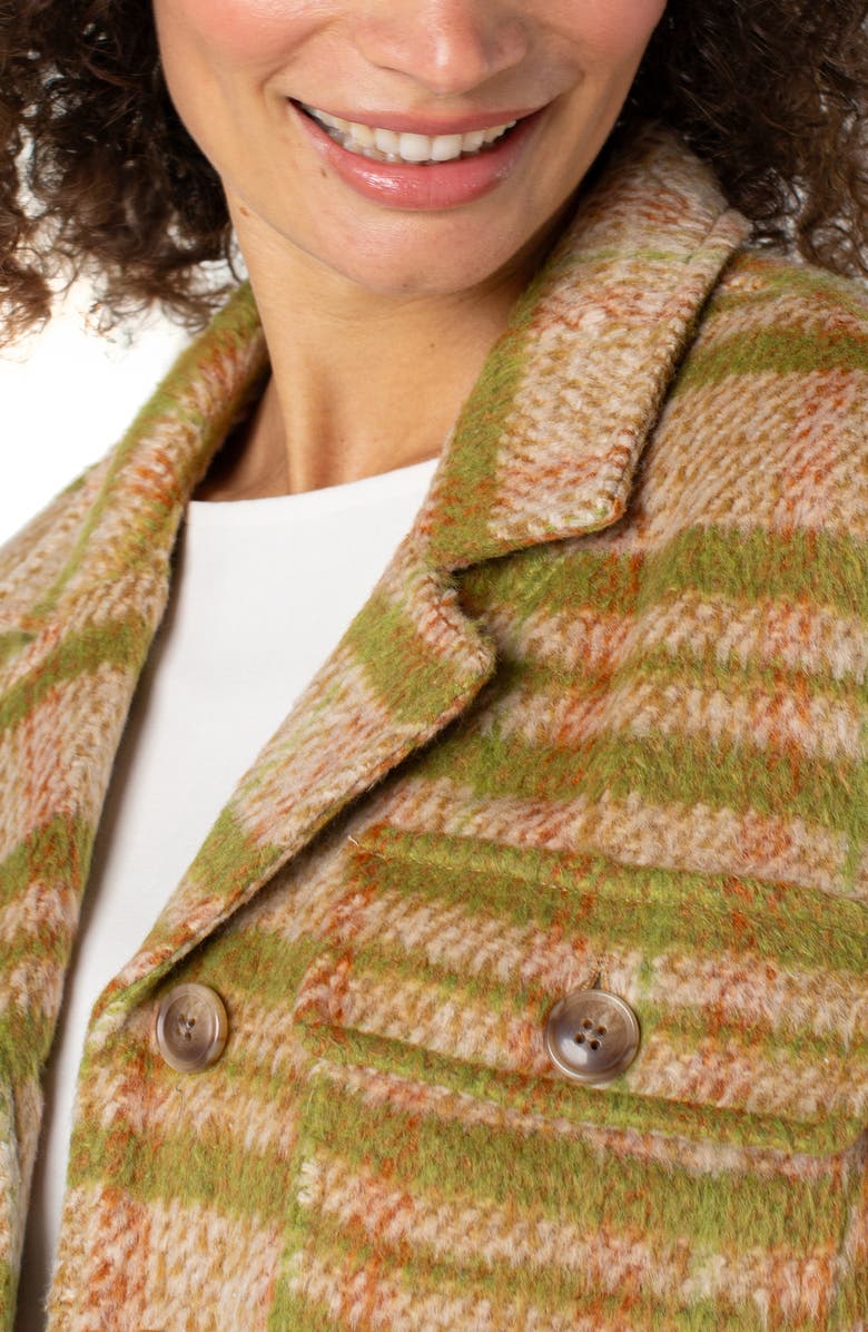 Liverpool Los Angeles Plaid Shirt Jacket, Alternate, color, 