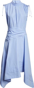 3.1 Phillip Lim Ruched Handkerchief Midi Dress