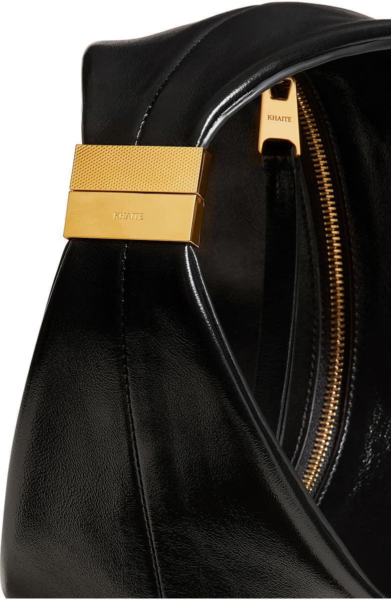 Khaite Small Olivia Leather Hobo Bag, Alternate, color,