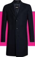 BOSS Hendrick Wool Blend Coat