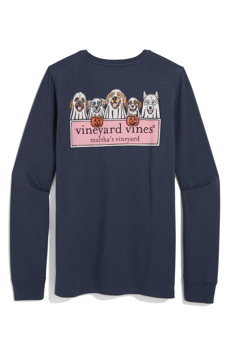 vineyard vines Pocket Graphic T-Shirt, Alternate, color, Blue Blazer