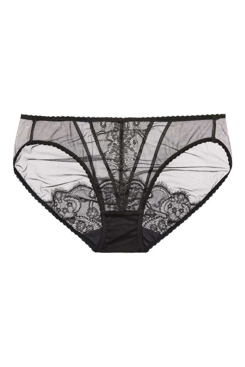 Muse Lace Bikini, Alternate, color, BLACK