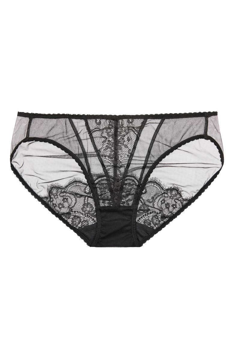 Dita Von Teese Muse Lace Bikini, Alternate, color, Black