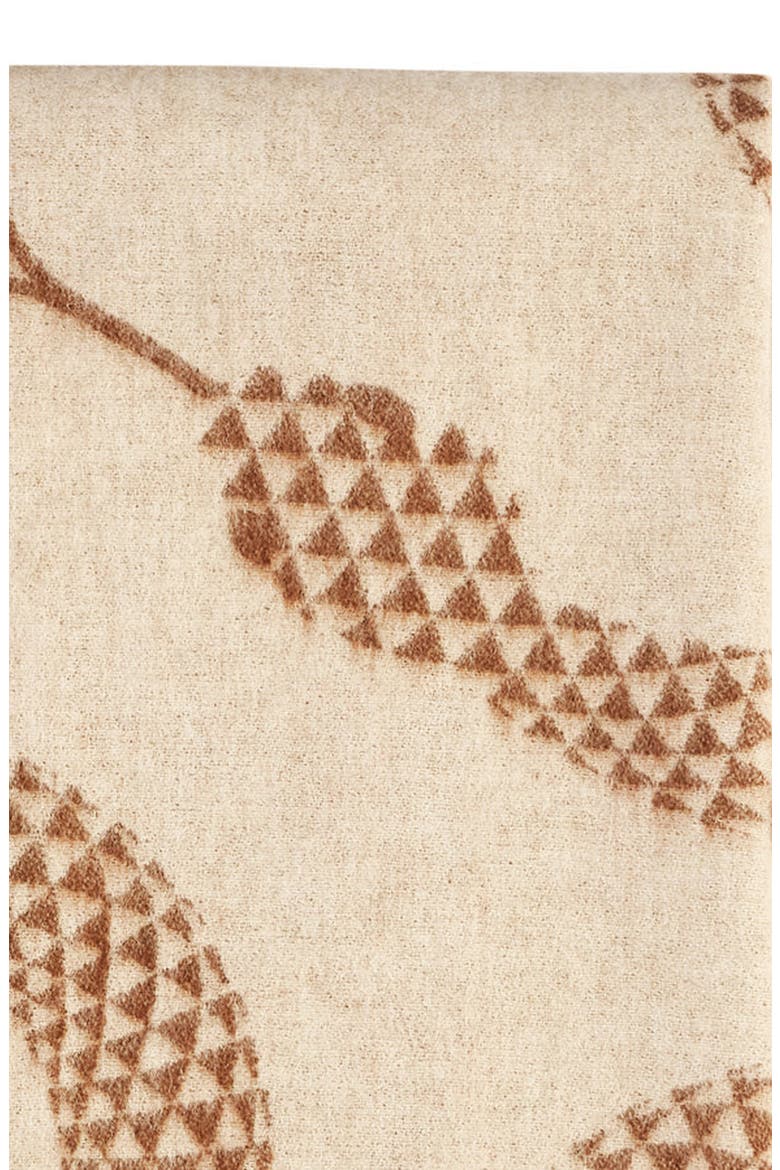 Eden Merino Wool Throw Blanket, Alternate, color, Serpent Chic