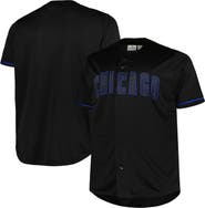 PROFILE Men's Black Chicago Cubs Big & Tall Pop Fashion Jersey