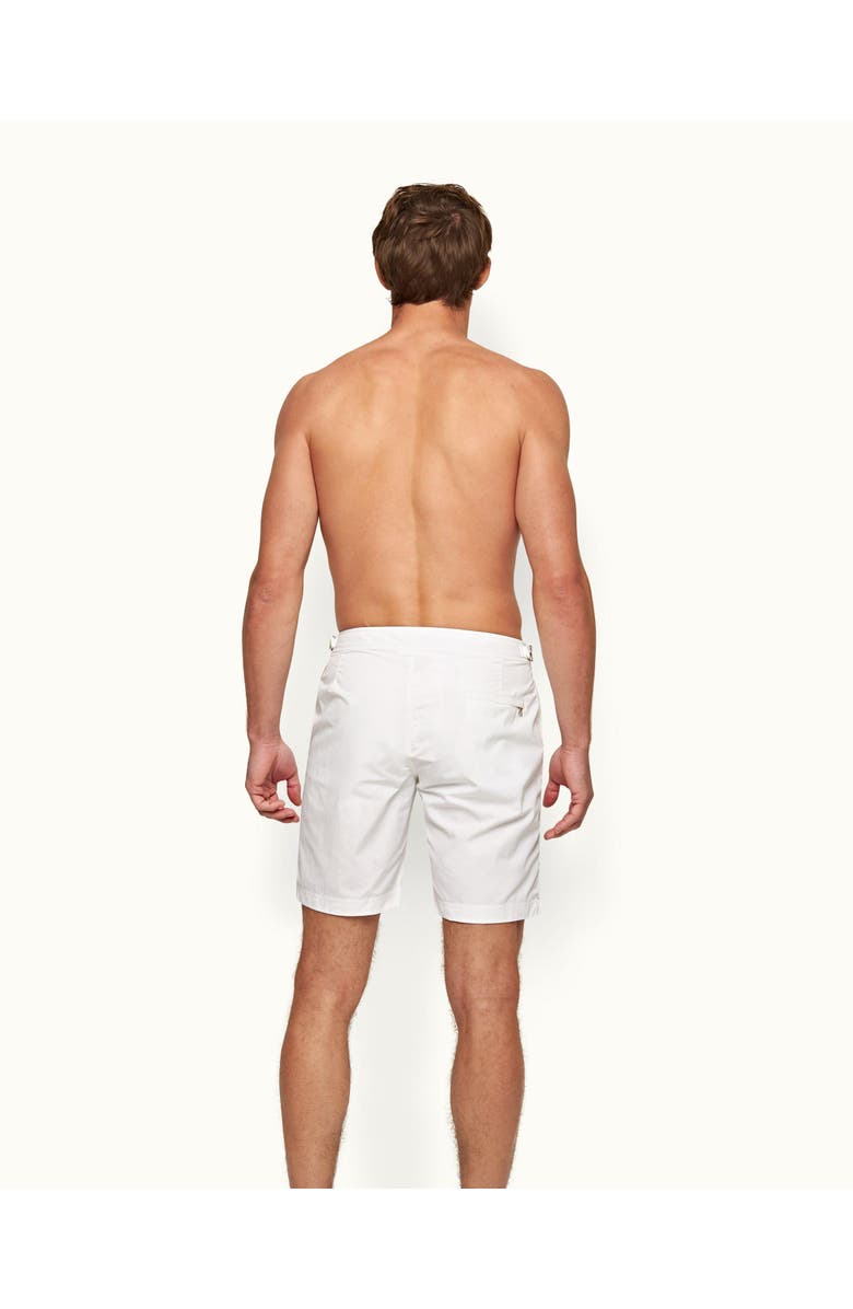 Orlebar Brown Dane Longest-Length Swim Shorts, Alternate, color, White