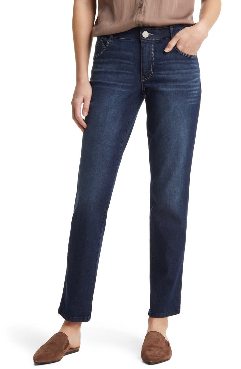 Wit & Wisdom 'Ab'Solution Stretch Long Straight Leg Jeans, Main, color,