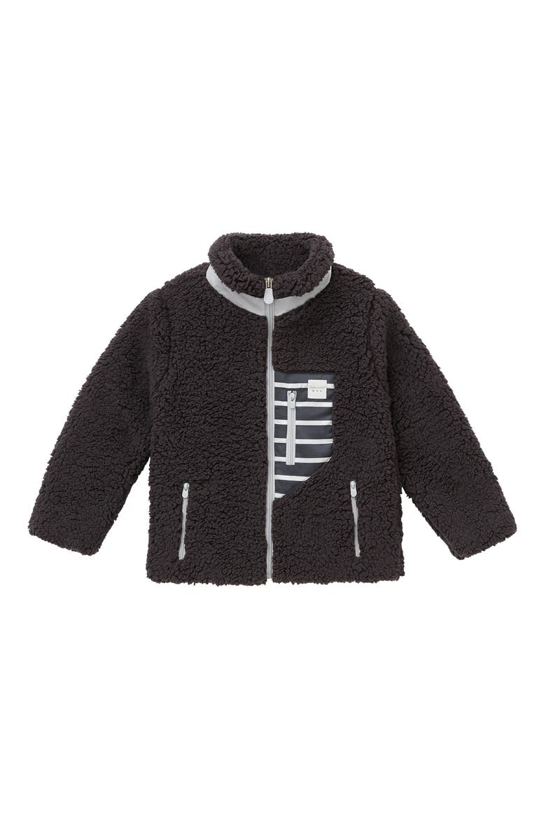 Kids' Papo the Panda 2-in-1 Stuffed Animal Fleece Jacket, Alternate, color, GREY