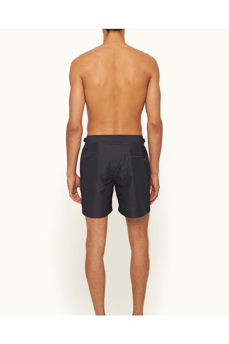 Bulldog Mid-Length Swim Shorts, Alternate, color, NIGHT IRIS