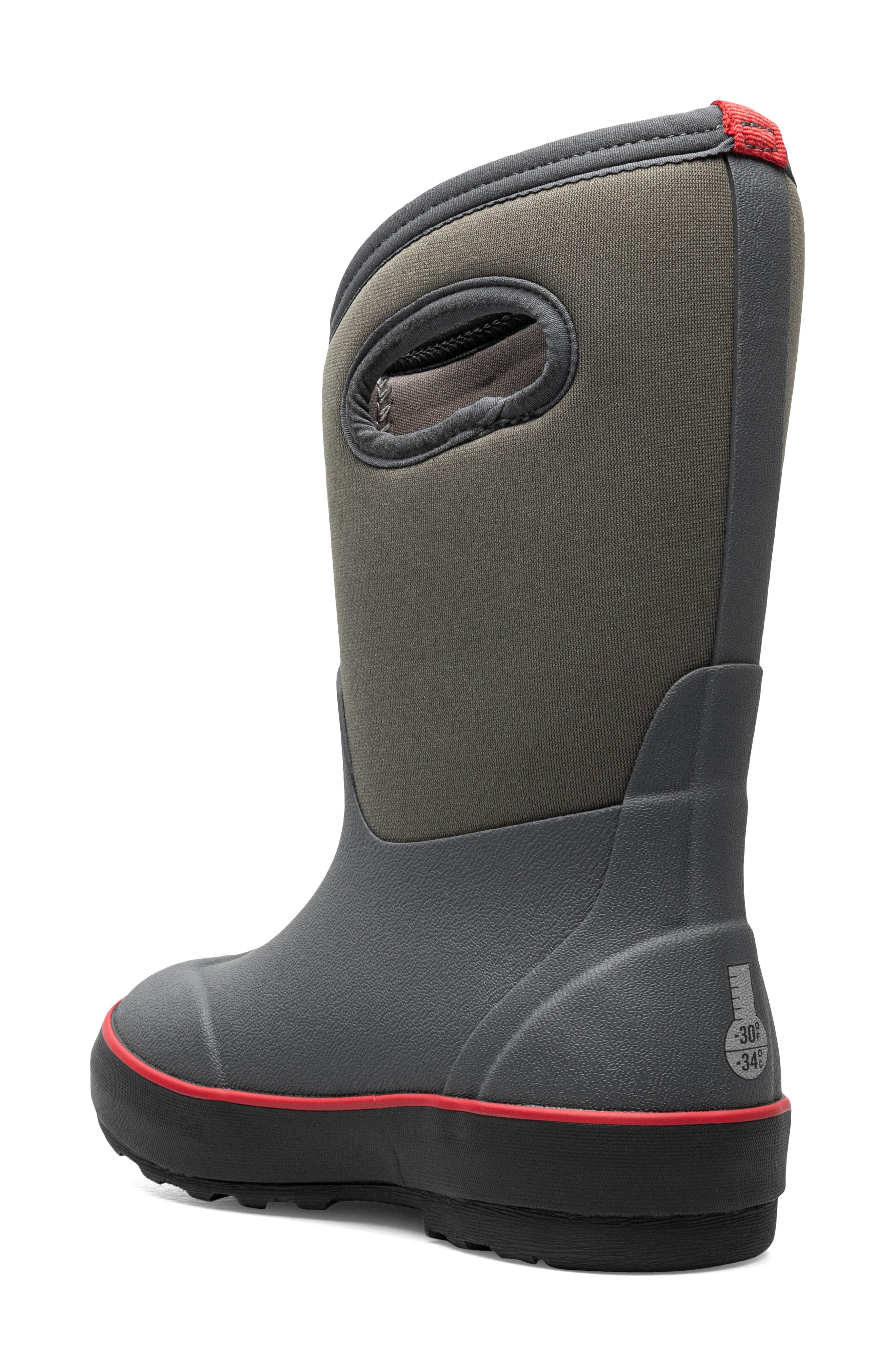 Bogs Kids' Classic Solid Waterproof Insulated Boot, Alternate, color, 