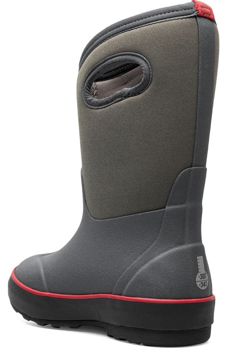 Bogs Kids' Classic Solid Waterproof Insulated Boot, Alternate, color,