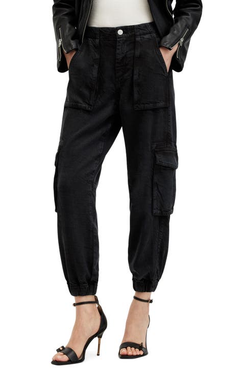 Frieda Twill Cargo Joggers