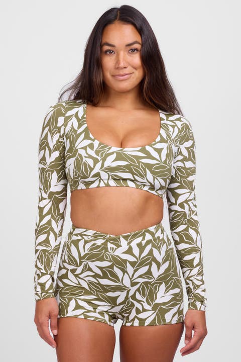 Avalon Long Sleeve Crop Rashie
