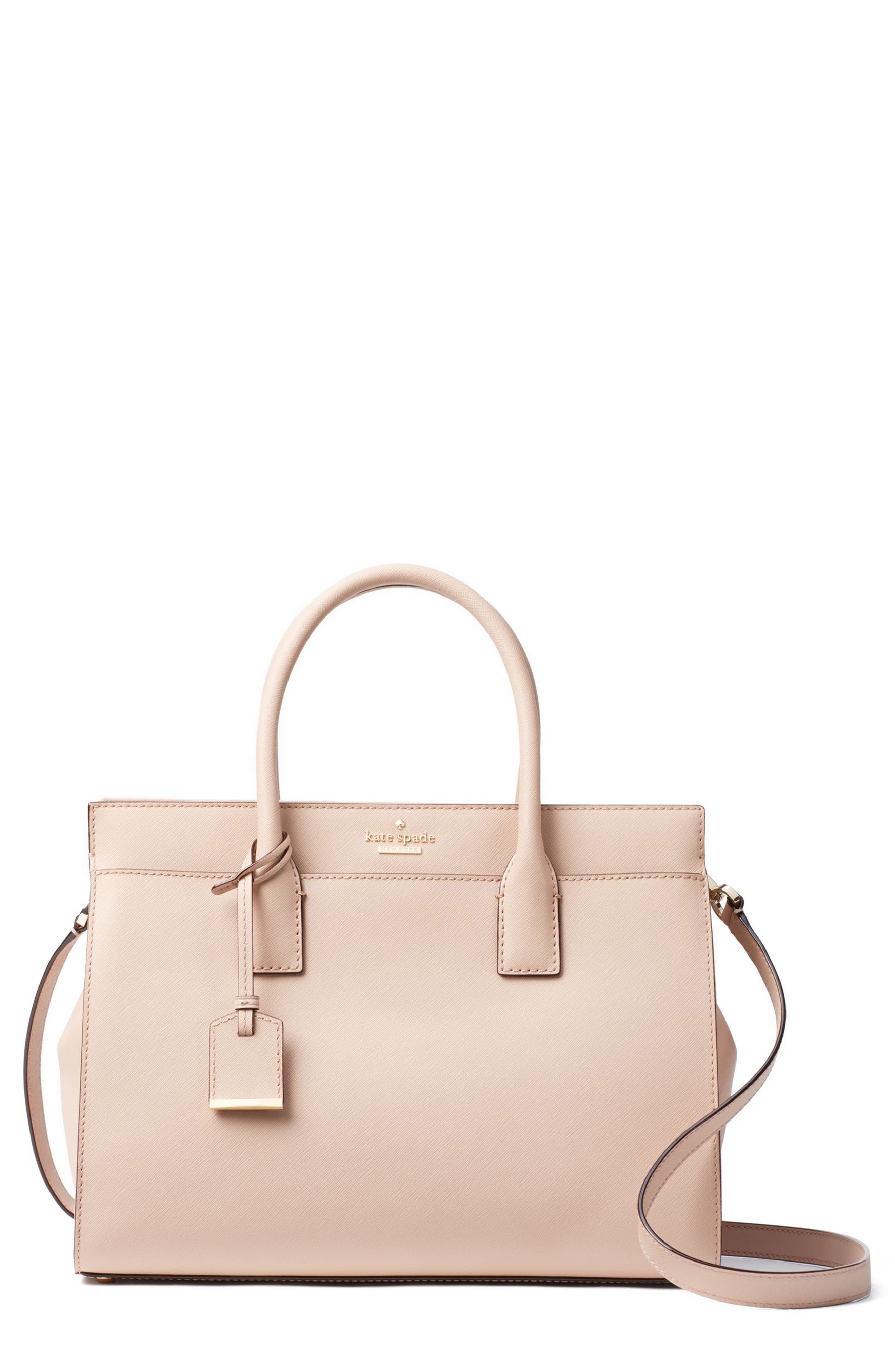 cameron street - candace leather satchel, Main, color, TOASTED WHEAT