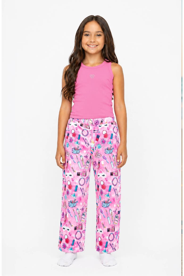 Plush Slumber Party loungewear pant, Alternate, color, Slumber Party Print