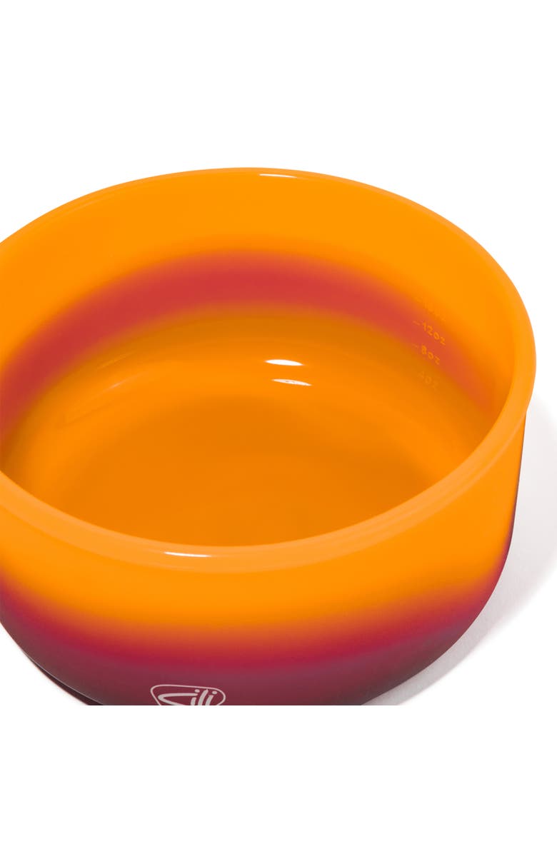 Silipint Silicone 30oz Lidded Bowls 2 Pack Sun Storm, Alternate, color, Orange