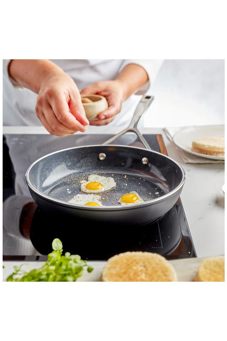 Alu Pro 5 Nonstick Ceramic 10-Inch Fry Pan, Alternate, color, BLACK