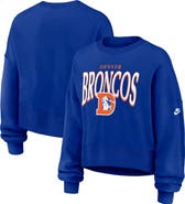 Nike Women's Nike Royal Denver Broncos Oversized Phoenix Fleece Sweatshirt