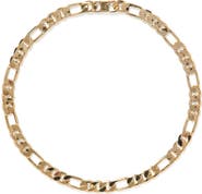 Lady Grey Large Figaro Chain Necklace