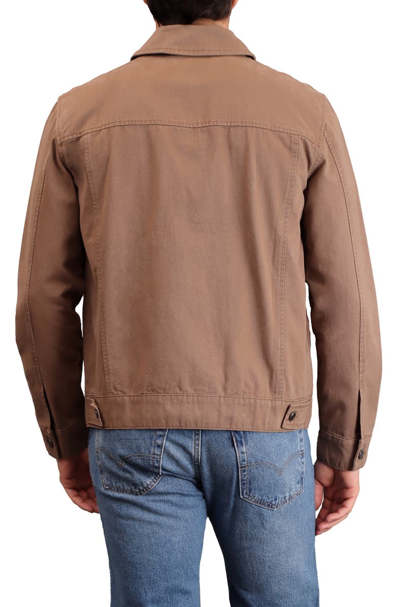 Bagatelle Denim Trucker Jacket, Alternate, color, Dark Camel