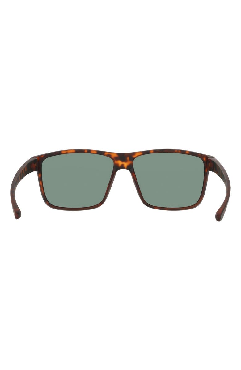 Cole Haan 62mm Rectangle Polarized Sunglasses, Alternate, color, Tortoise