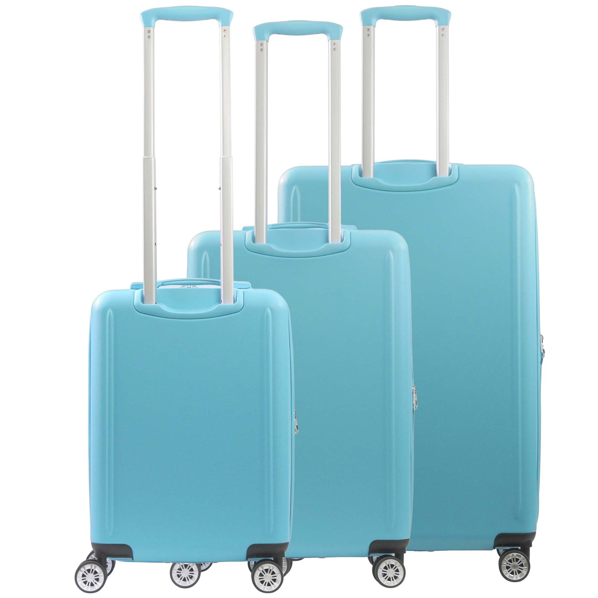 Tommy Bahama 3-Piece Hardside Luggage Set with 3D Pineapple 30", 26" & 21.5" Spinner Suitcases, Alternate, color, Blue