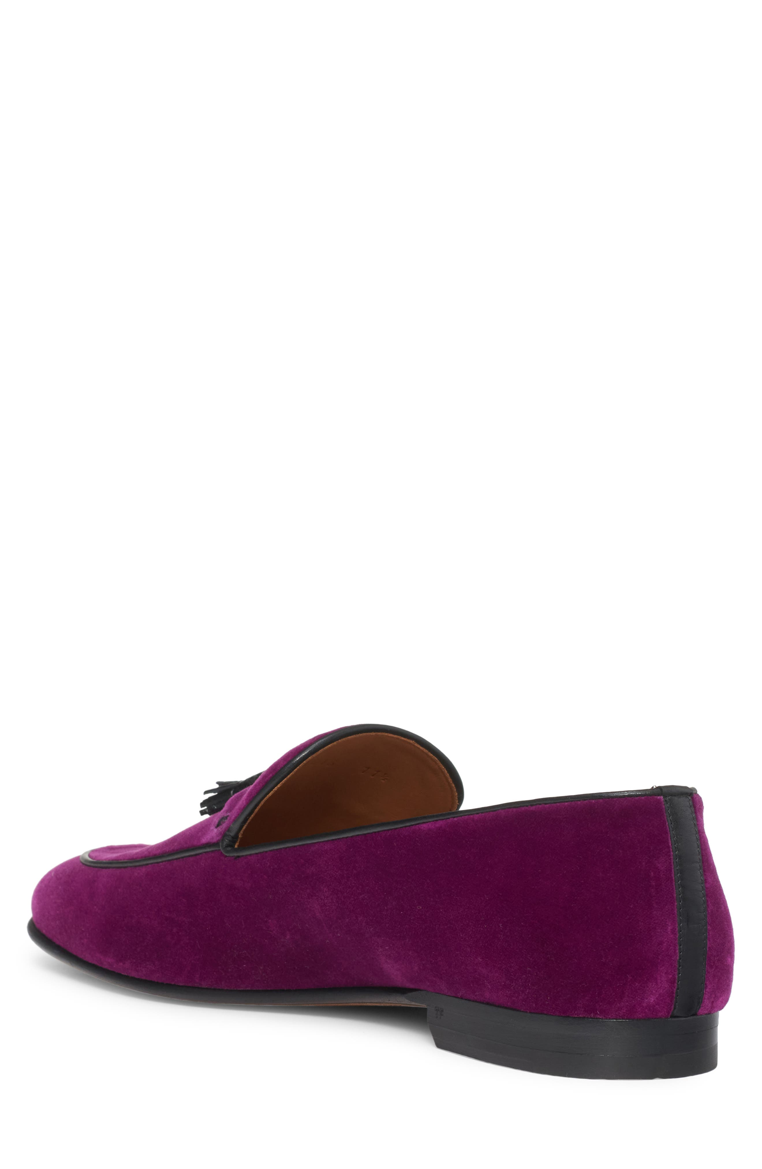TOM FORD Nicolas Velvet Smoking Slipper, Alternate, color, 