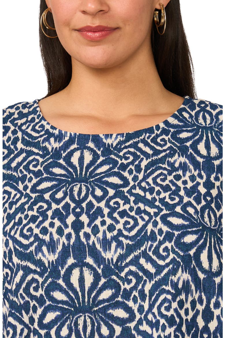 Sleeveless Peplum Top, Alternate, color, OCEANSIDE