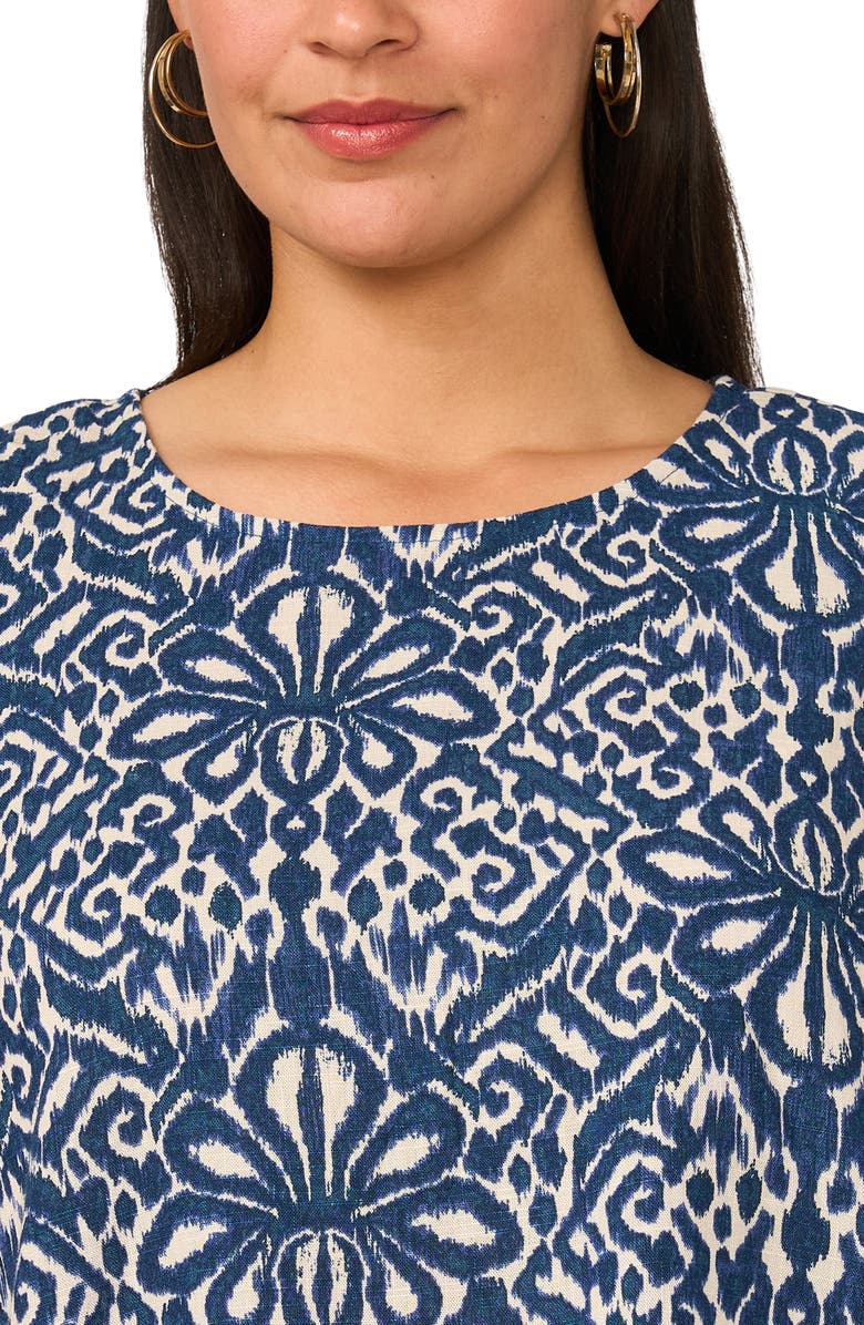 Vince Camuto Sleeveless Peplum Top, Alternate, color, Oceanside