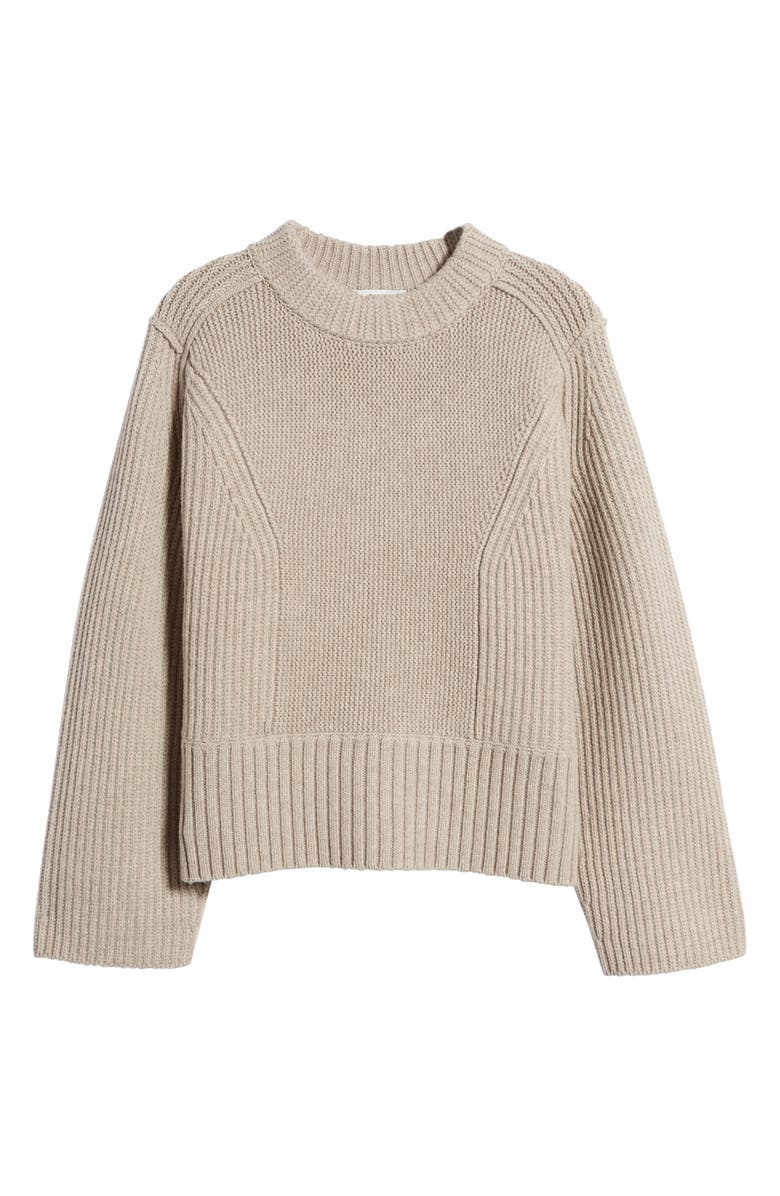 COS Chunky Mix Stitch Wool Sweater, Main, color, 