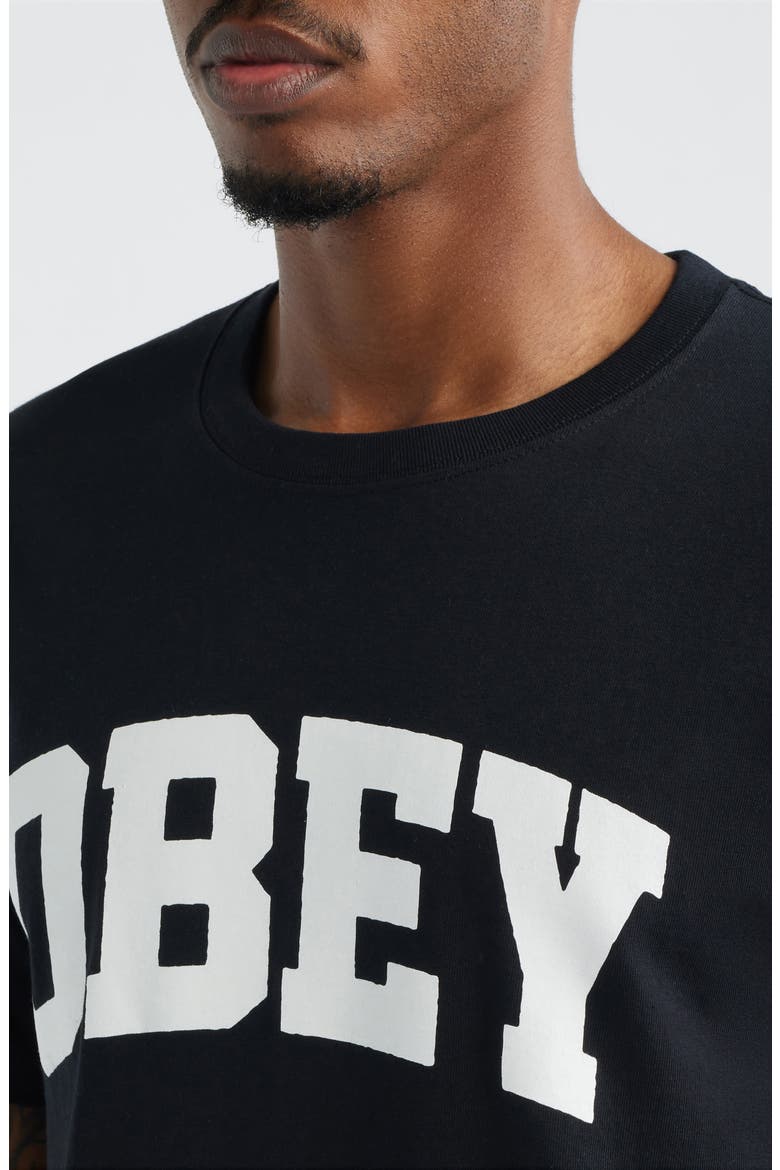 Collegiate Graphic T-Shirt, Alternate, color, BLACK