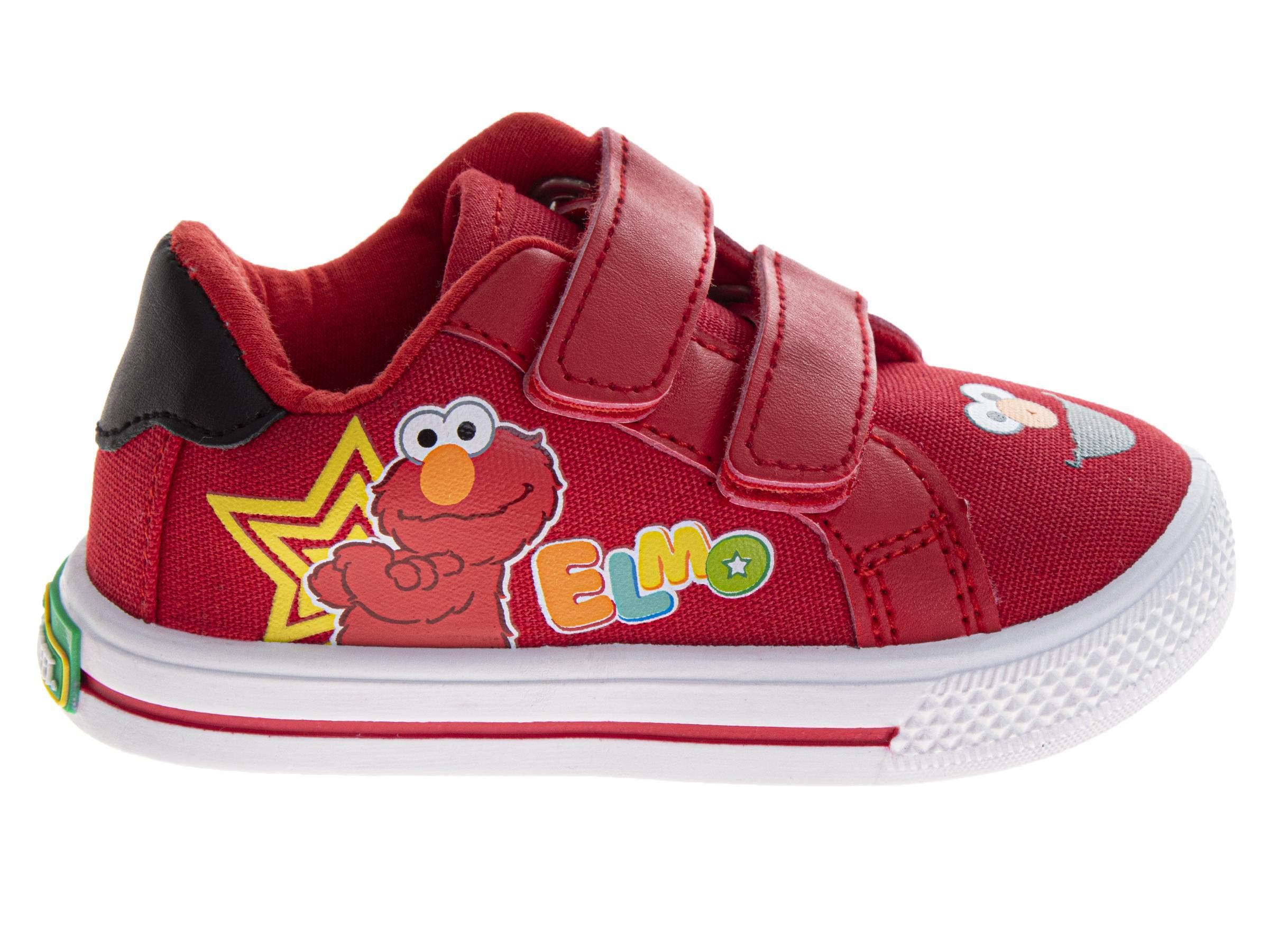 Sesame Street<sup>®</sup> Happy Elmo Casual Sneakers Kids, Alternate, color, Red
