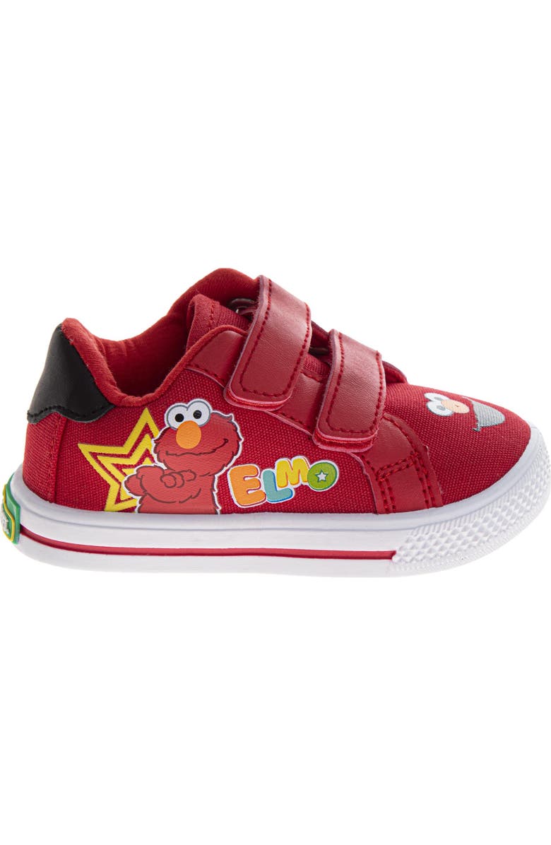 Sesame Street<sup>®</sup> Happy Elmo Casual Sneakers Kids, Alternate, color, Red