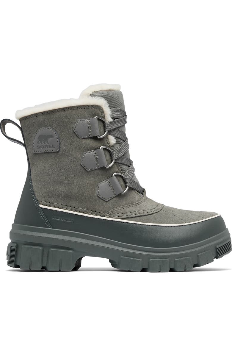 SOREL Tivoli V Faux Fur Lined Waterproof Boot, Alternate, color, Quarry/ Grill