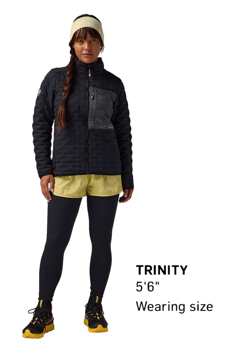 Peale Primaloft Stitch-Free Baffle Stretch Jacket - Women's, Alternate, color, Black