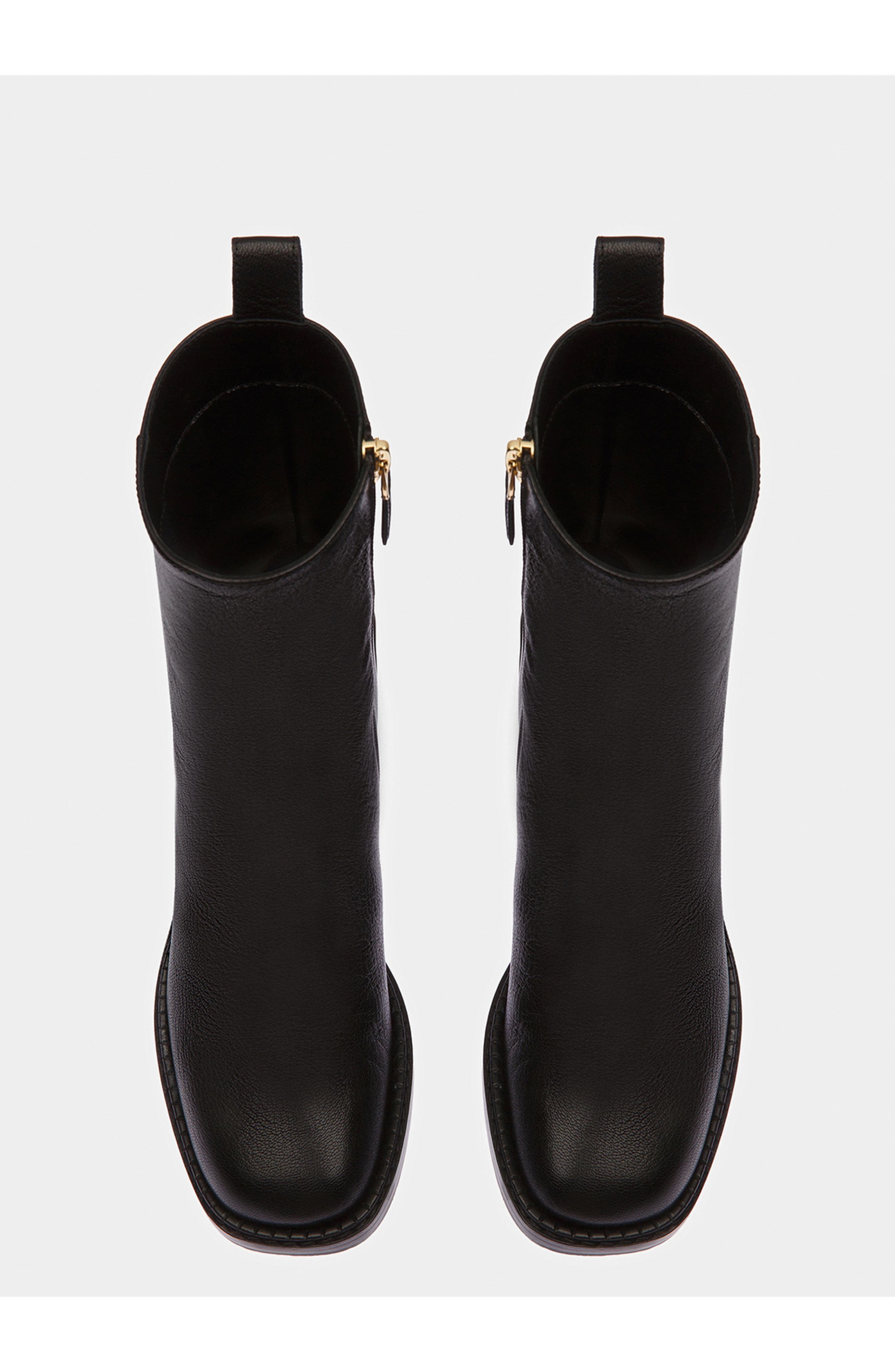 Bally Austine Leather Boots, Alternate, color, Black