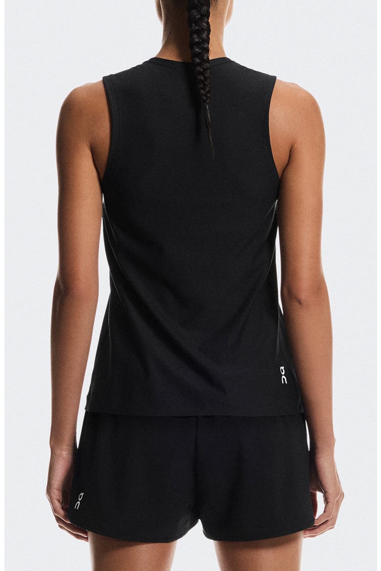 Court Performance Tennis Tank, Alternate, color, BLACK