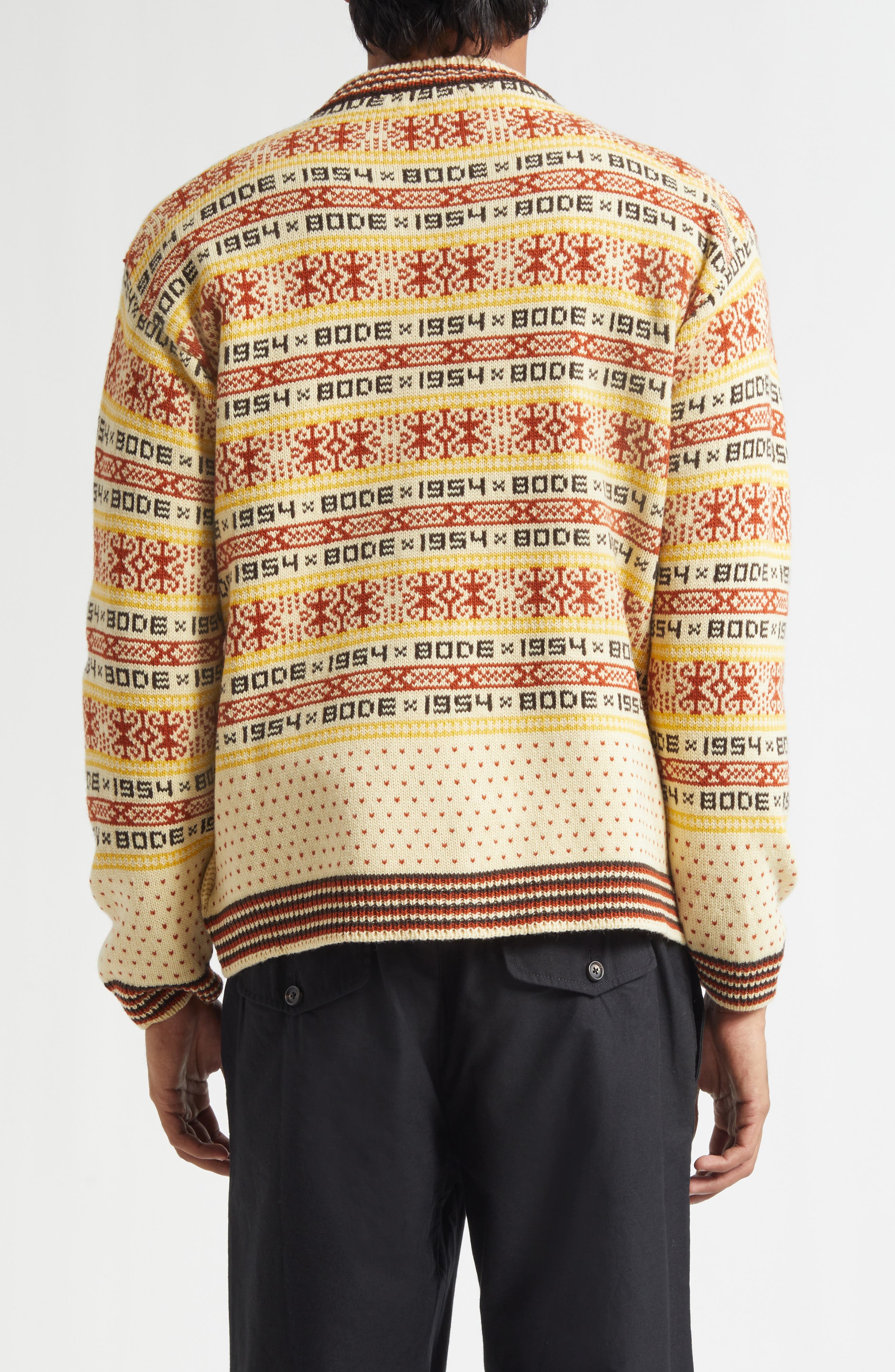 Marzipan Fair Isle Wool Cardigan - image 2