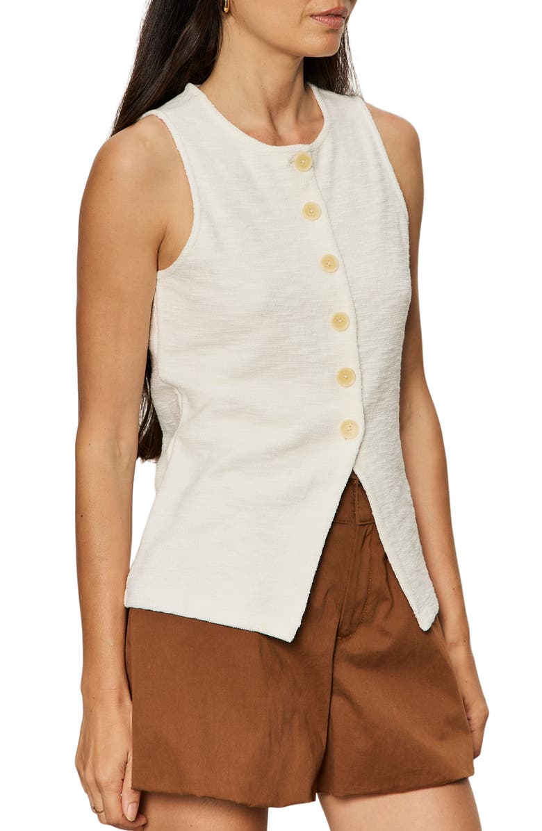 Sanctuary Nothing Extra Knit Vest, Alternate, color, Chalk White