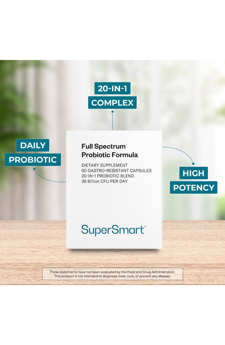 SuperSmart Full Spectrum Probiotic, Alternate, color, NO COLOR