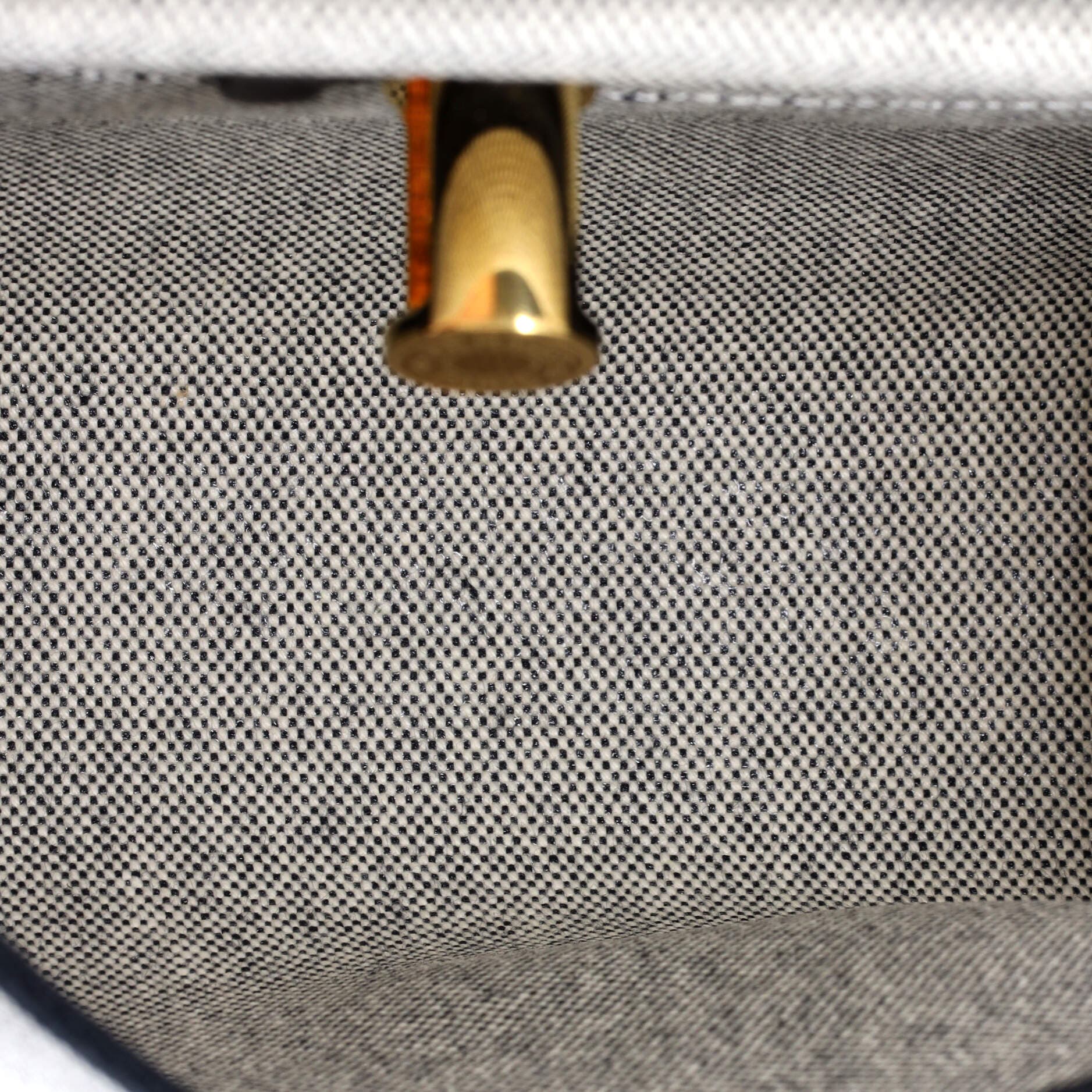 Pre-Owned Hermes Herbag Zip Toile and Leather 20, Alternate, color, 