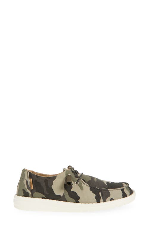 Hey Dude Wendy Slip-on Sneaker In Camo