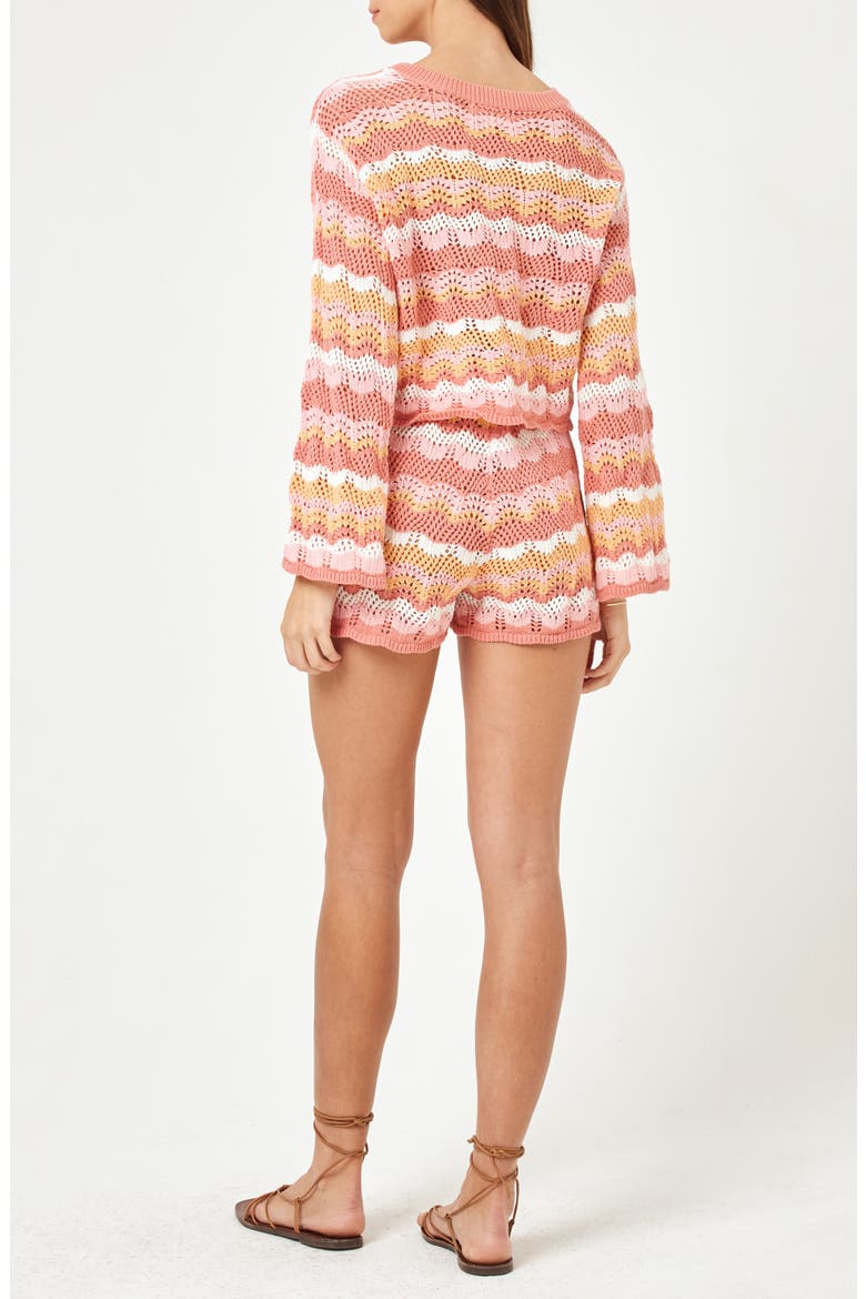 Sun Ray Cover-Up Shorts, Alternate, color, BAHAMA BOUND STRIPE