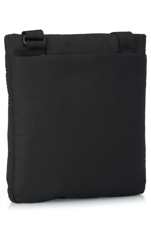 Hedgren Leonce Rfid Water Repellent Nylon Crossbody Bag In Black