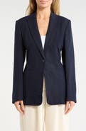 NORDSTROM RACK Classic Fit Linen Blend Blazer