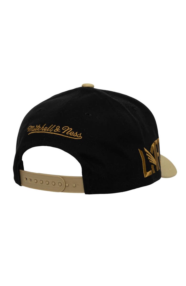 Mitchell & Ness Men's Mitchell & Ness Cream LAFC Brushed Off Pro Crown Snapback Hat, Alternate, color, 