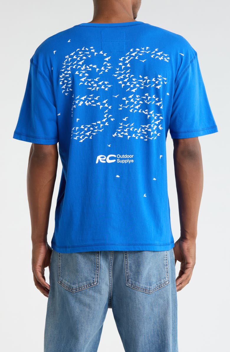 RC Outdoor Supply Birds Graphic Cotton T-Shirt, Alternate, color, Cobalt