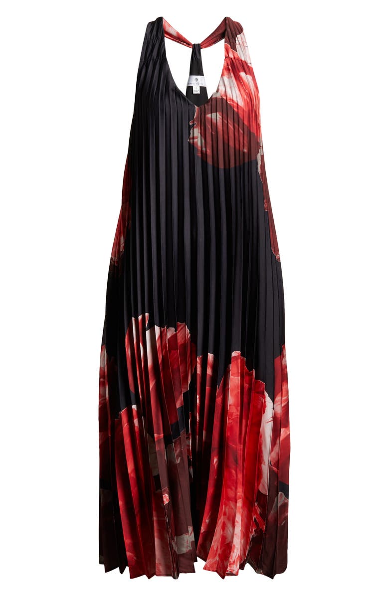 Socialite Sunburst Pleat Maxi Dress, Alternate, color, 